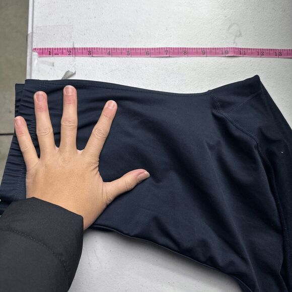 Nike Dri Fit Women's Base Layer Leggings M 8 10 Navy Slim Fitted - Picture 12 of 14